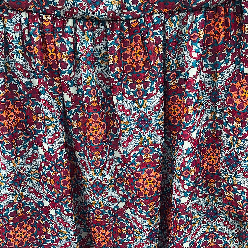 Xhilaration Blue/Gray Paisley Dress - Size Small - Picture 5 of 8